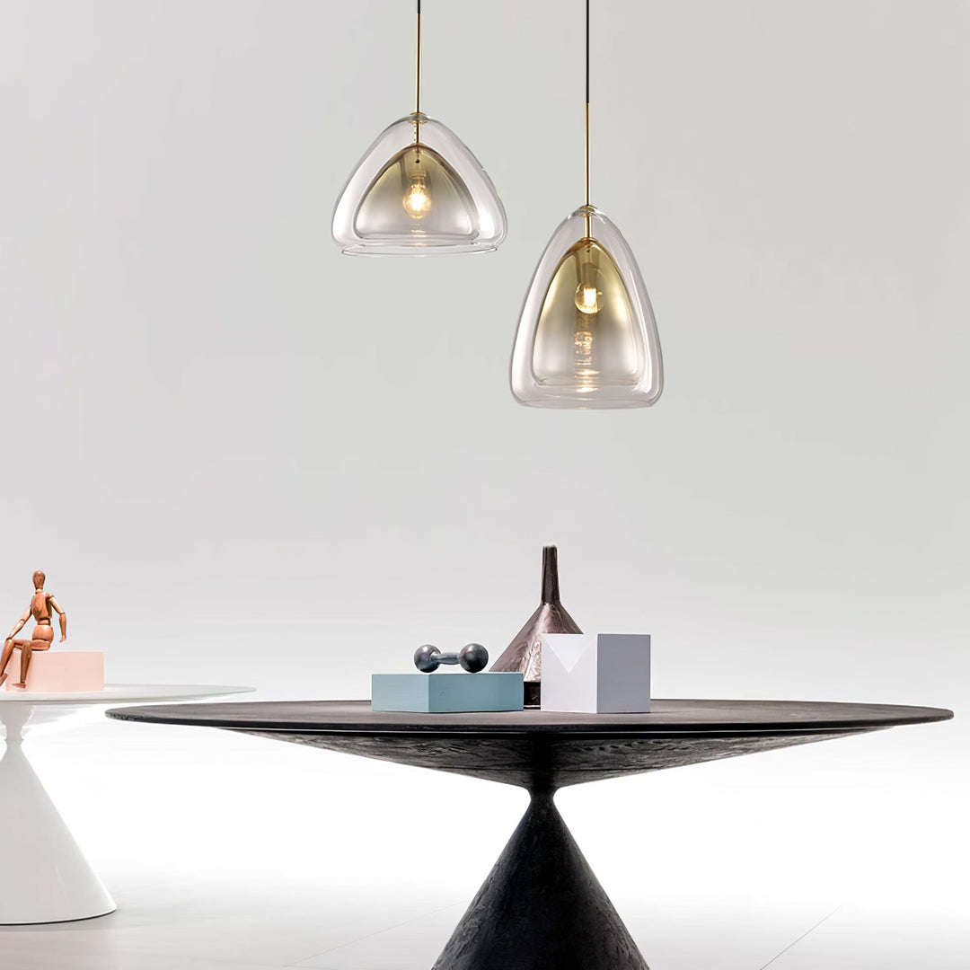 Futuristisk Glas Pendellampa
