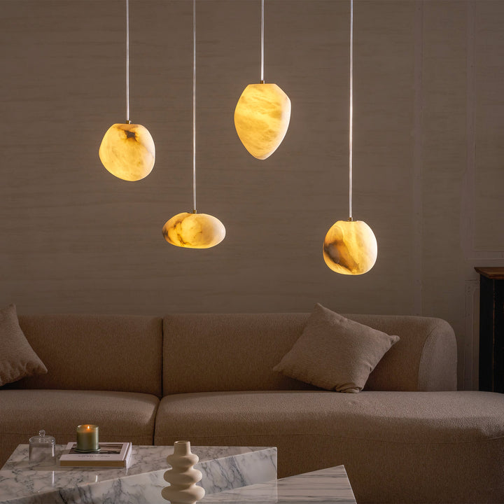 Pebbles Alabaster Pendellampa