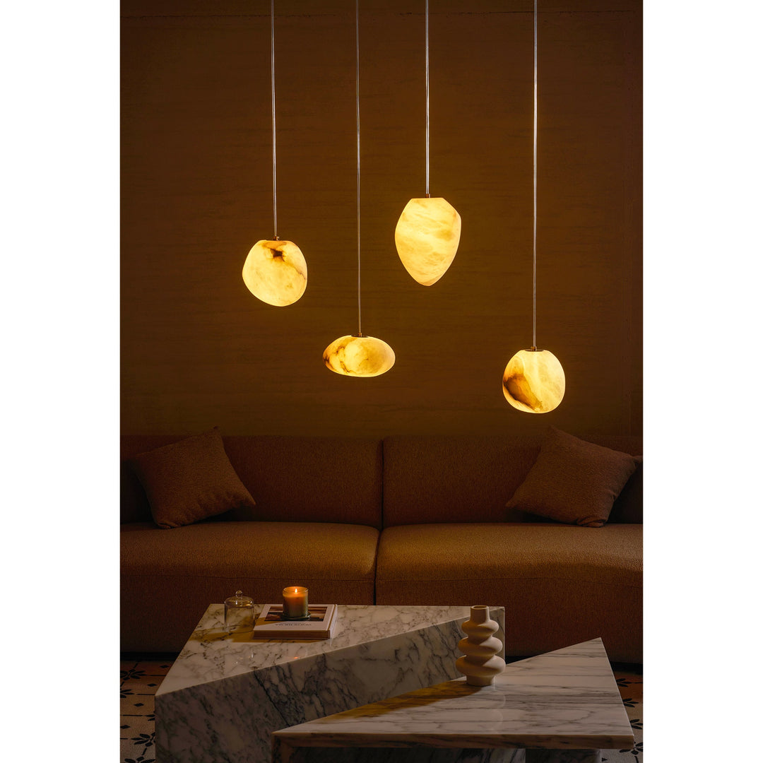 Pebbles Alabaster Pendellampa