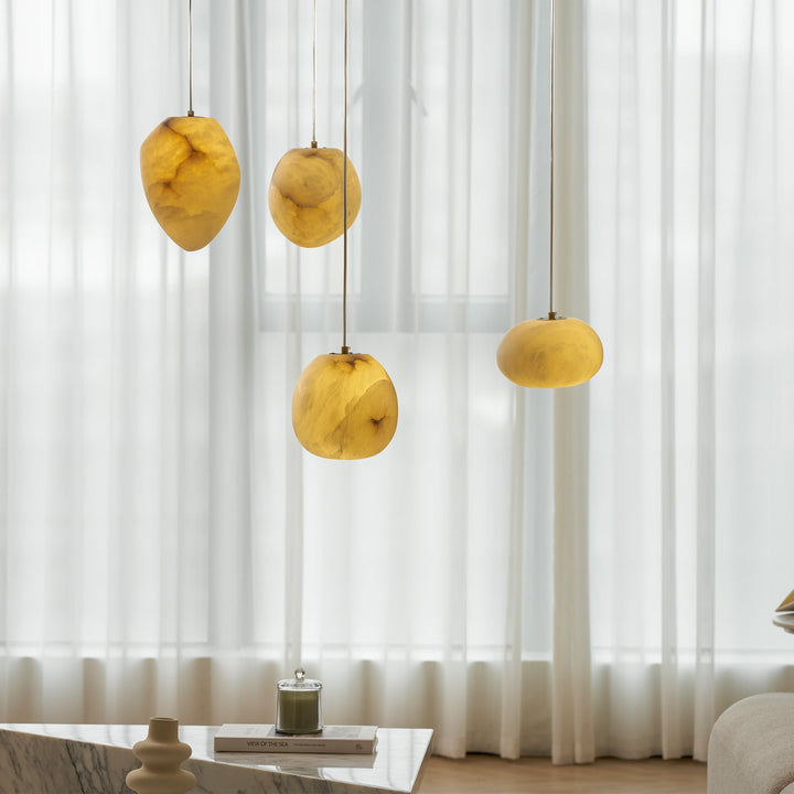 Pebbles Alabaster Pendellampa
