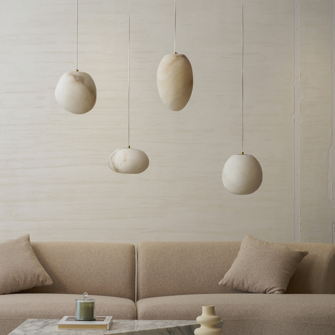 Pebbles Alabaster Pendellampa