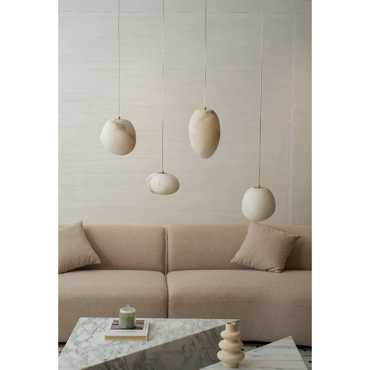 Pebbles Alabaster Pendellampa