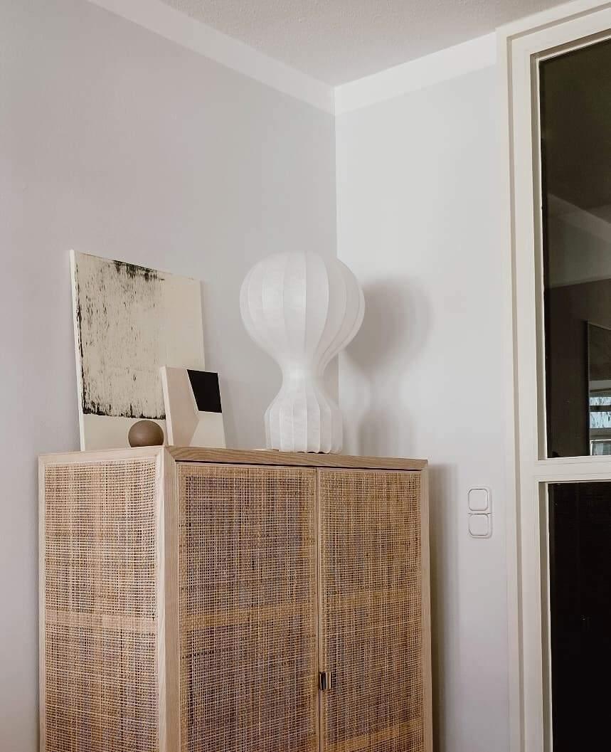 Lampa med bord i form av en varmluftsballong