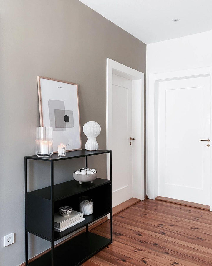 Lampa med bord i form av en varmluftsballong