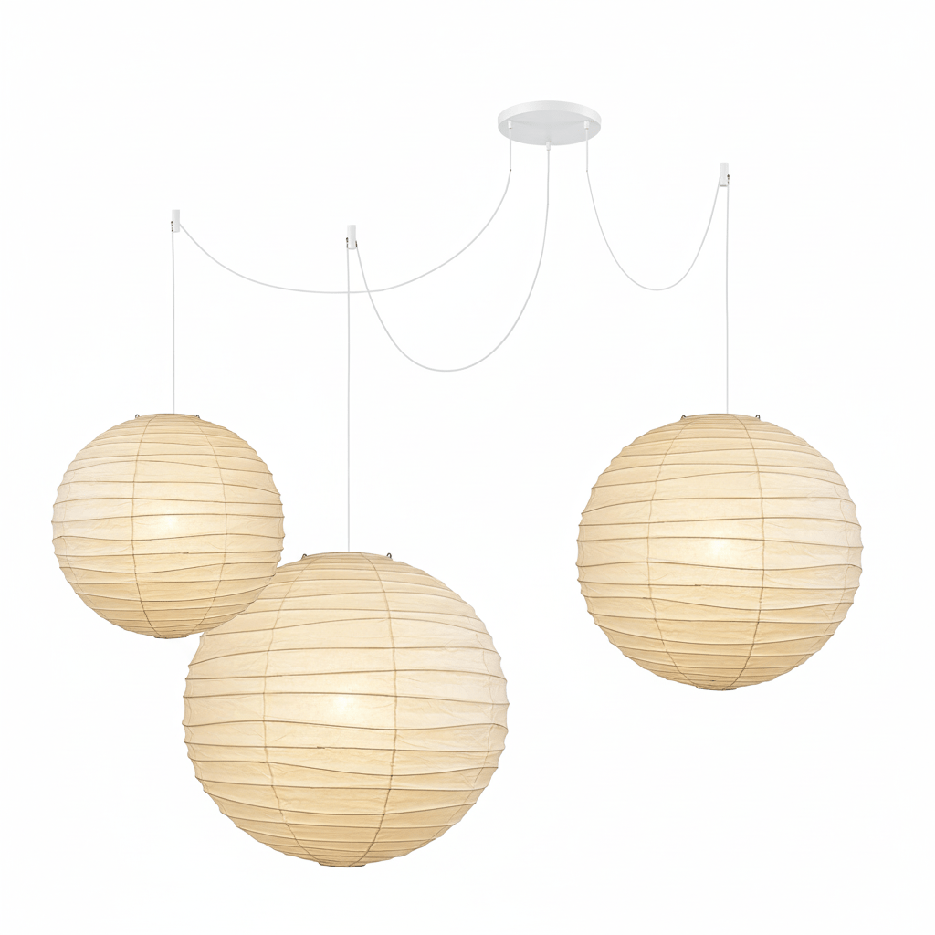 Washi Pappers Pendellampa