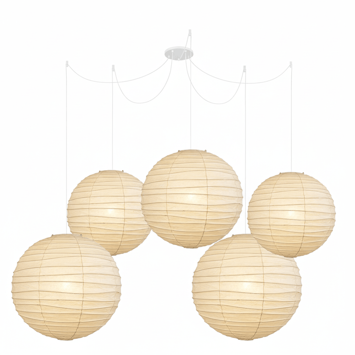 Washi Pappers Pendellampa