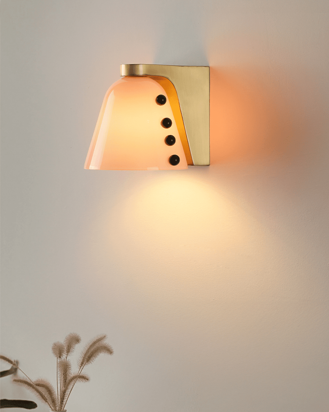 Gemma Glas Vägglampa