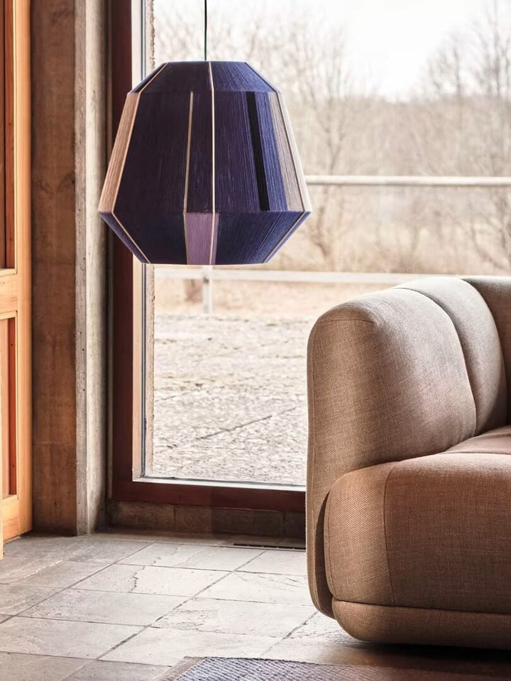 Handvevad lykta hängande lampa