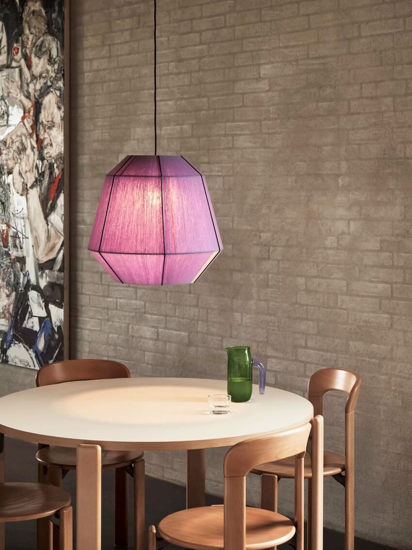 Handvevad lykta hängande lampa