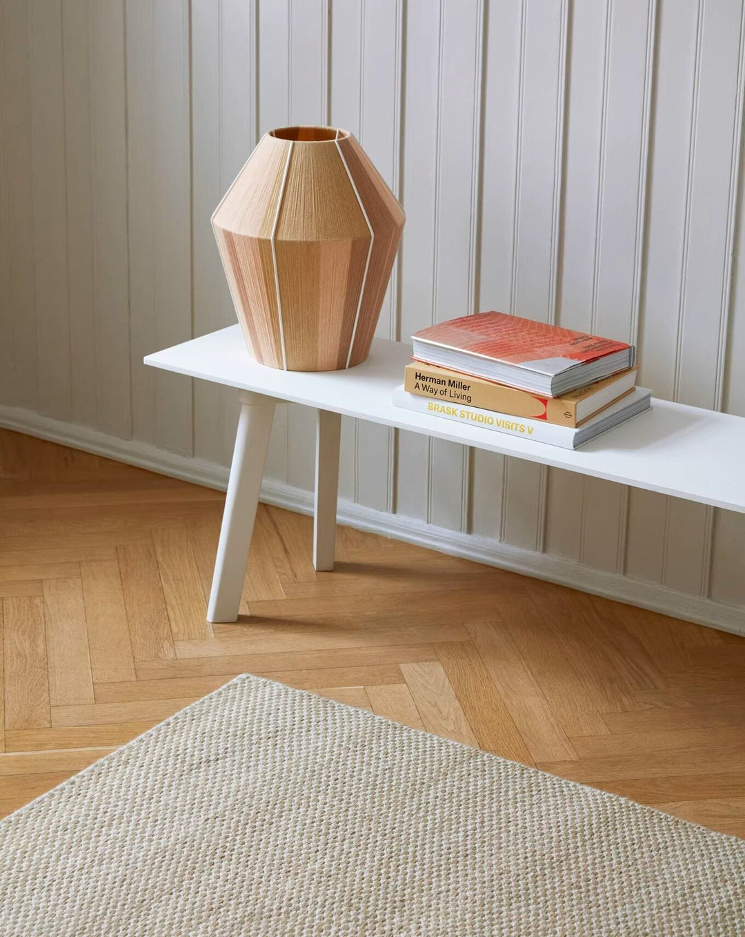 Handvevad lykta hängande lampa