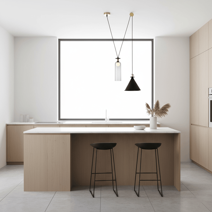 Geometrisk Form Konst Modern Kandelaber