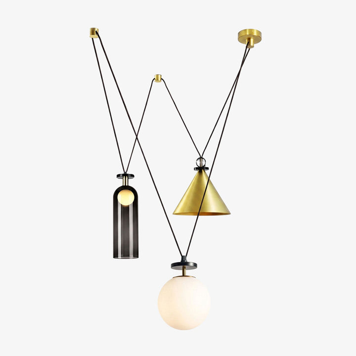 Geometrisk Form Konst Modern Kandelaber