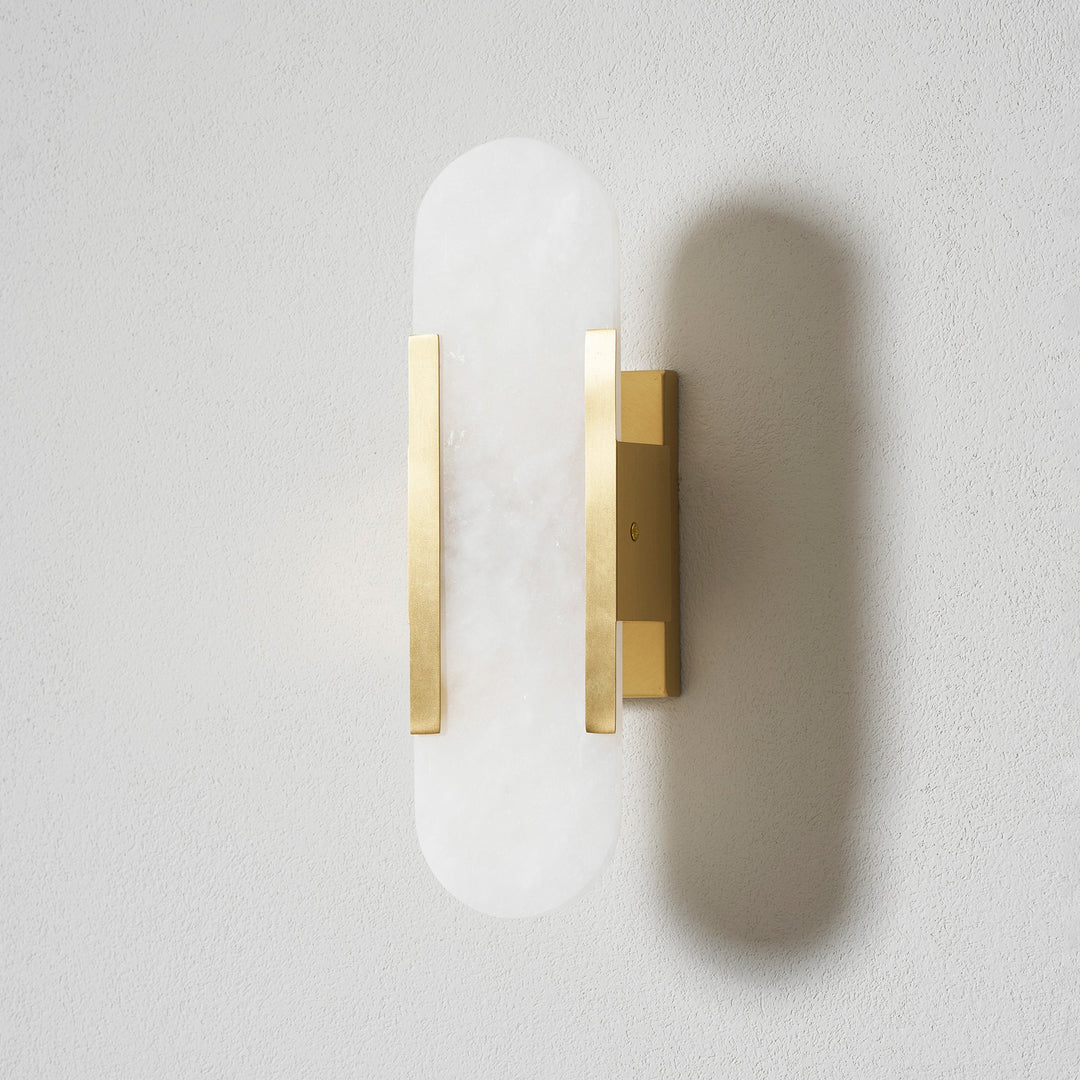 Avlång Alabaster Vägglampa
