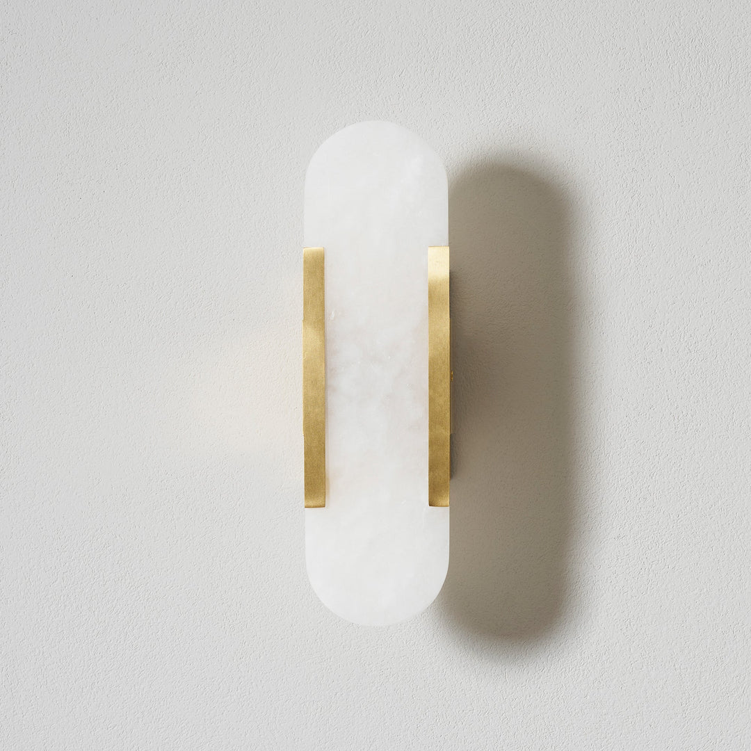 Avlång Alabaster Vägglampa