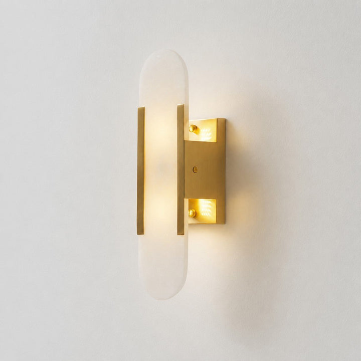 Avlång Alabaster Vägglampa