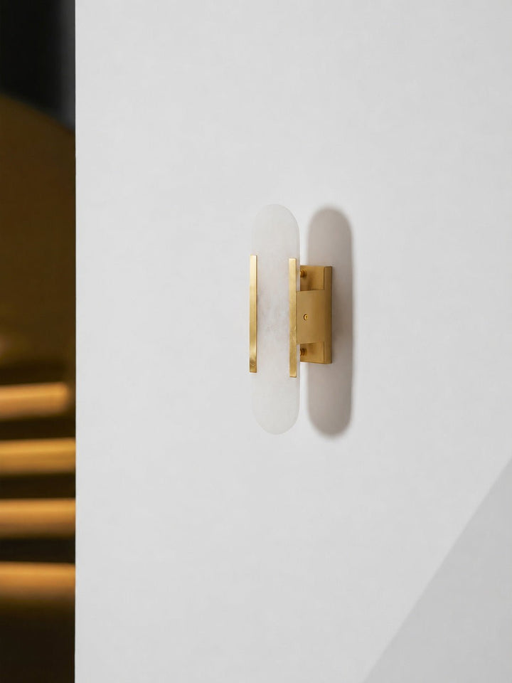 Avlång Alabaster Vägglampa