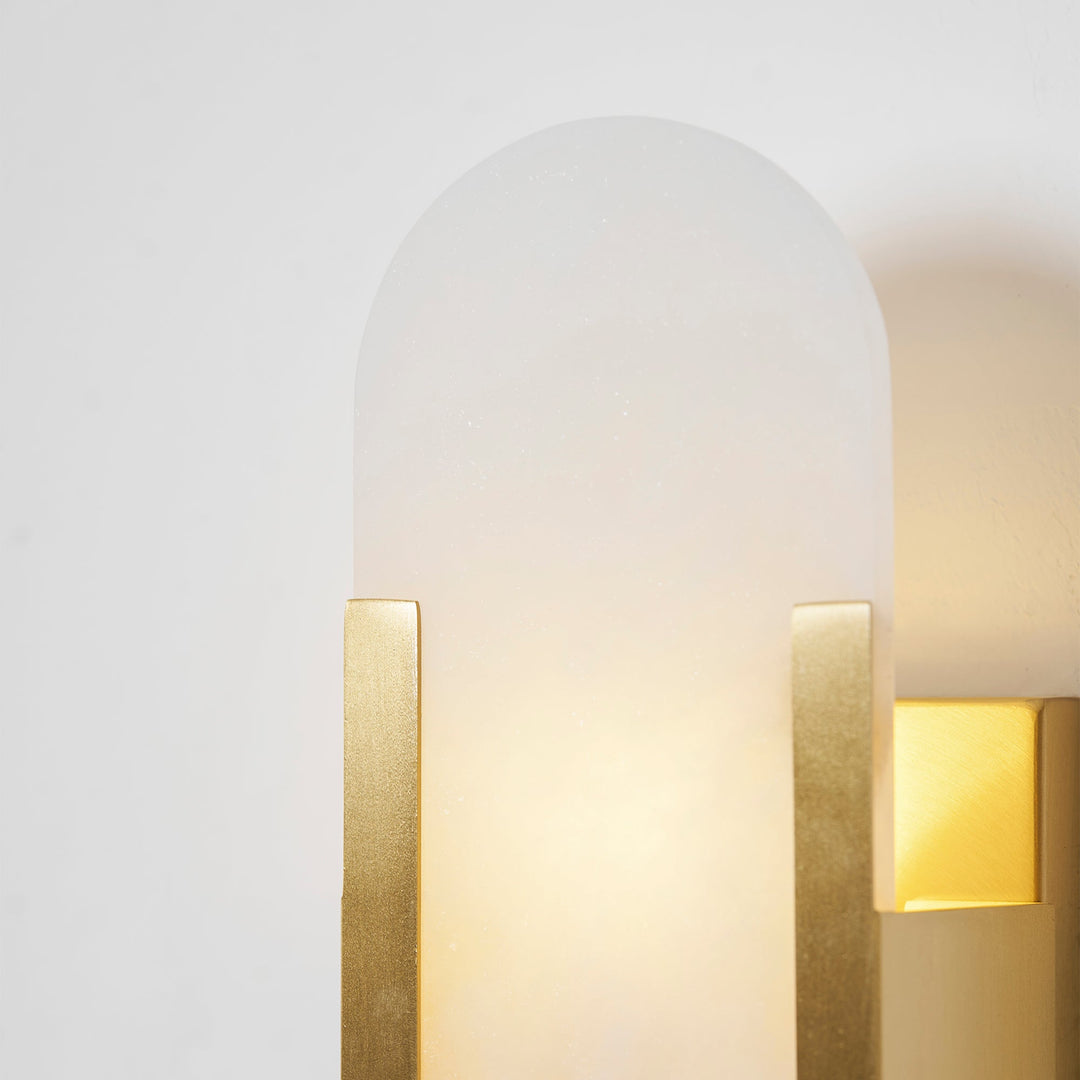 Avlång Alabaster Vägglampa