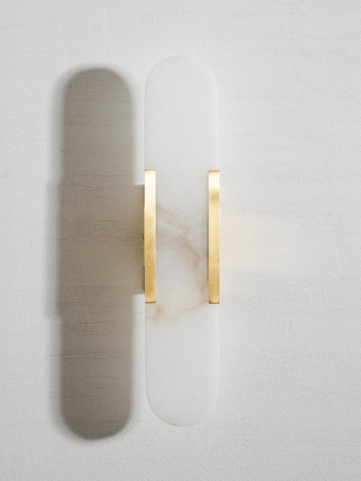 Avlång Alabaster Vägglampa