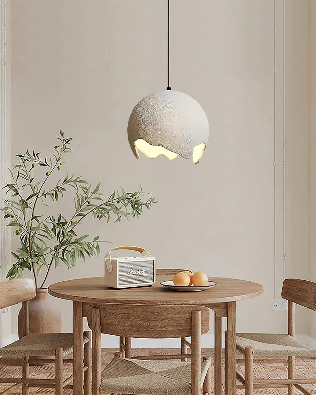 Geometrisk Resin Hängande Lampa