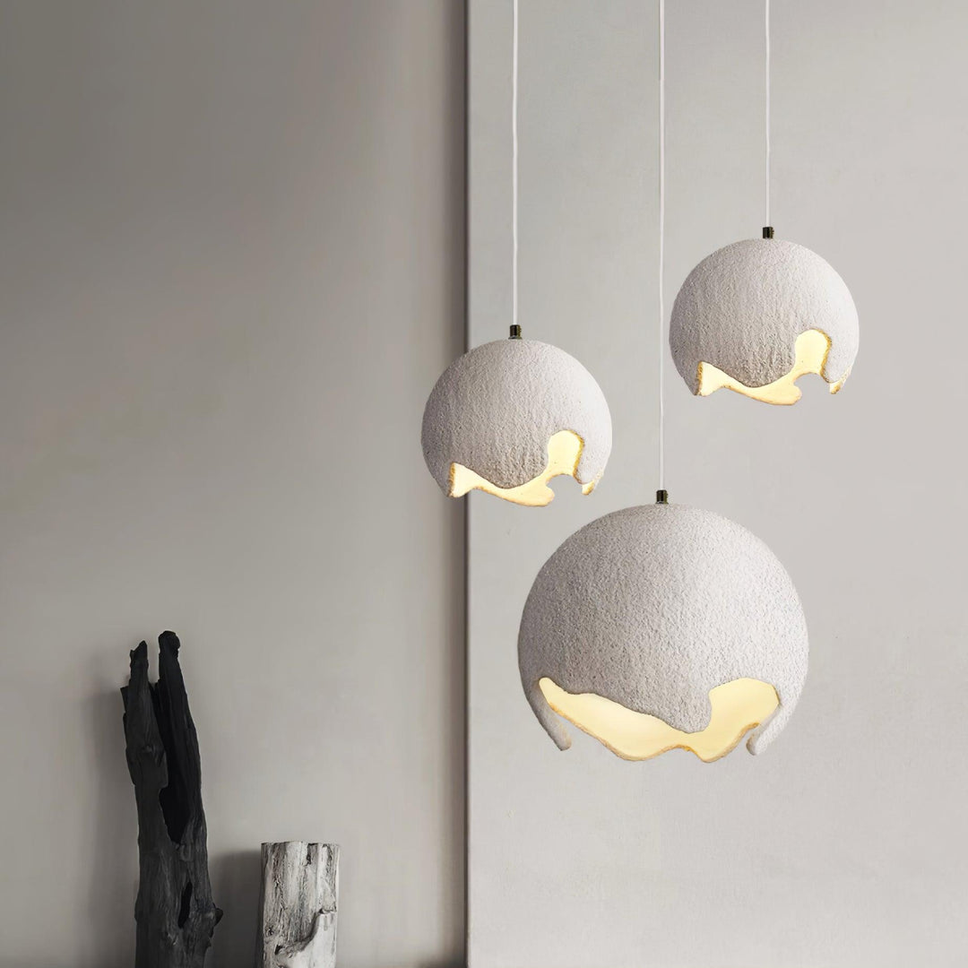 Geometrisk Resin Hängande Lampa