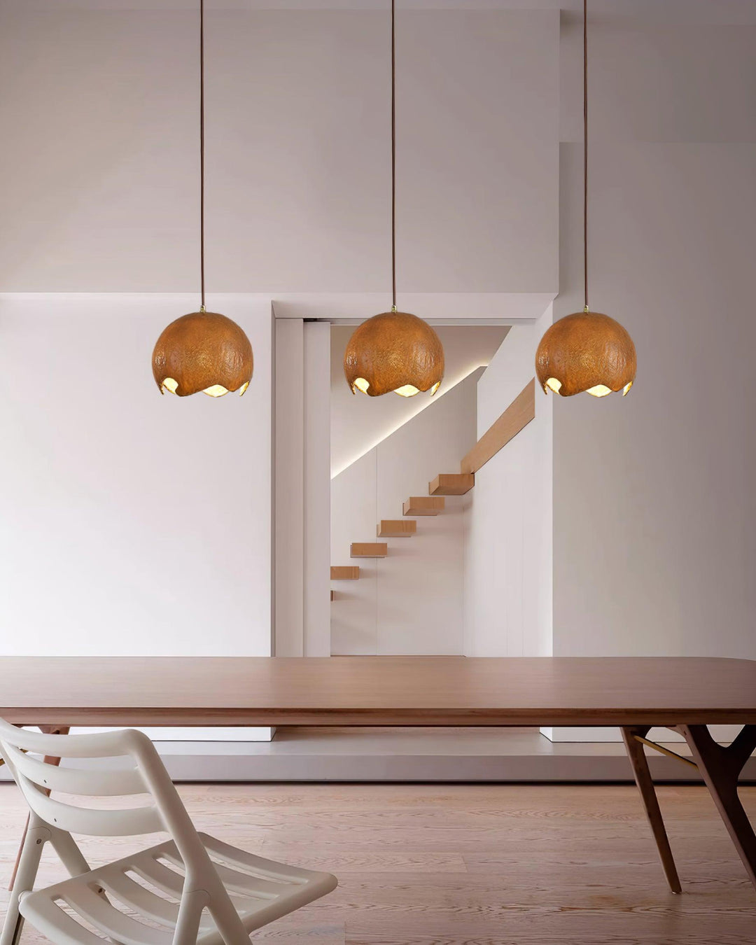 Geometrisk Resin Hängande Lampa