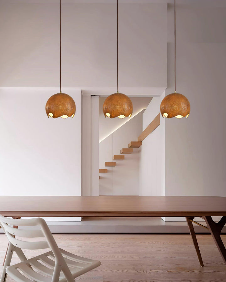 Geometrisk Resin Hängande Lampa