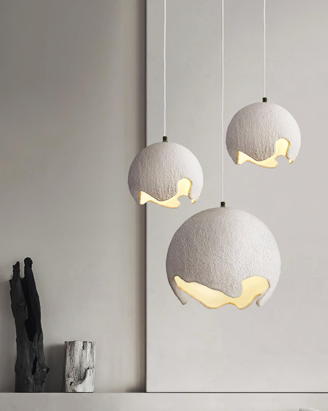 Geometrisk Resin Hängande Lampa
