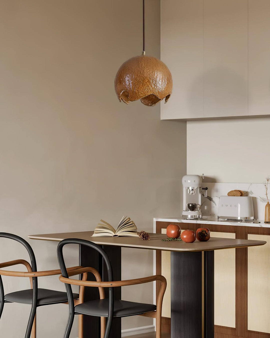 Geometrisk Resin Hängande Lampa