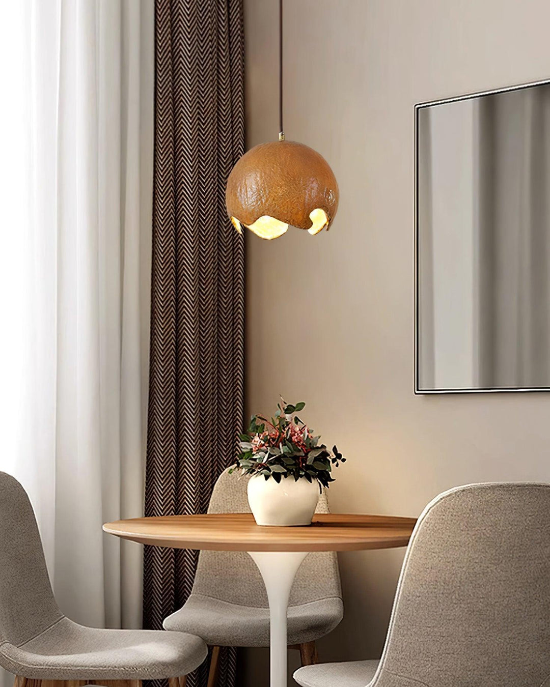 Geometrisk Resin Hängande Lampa