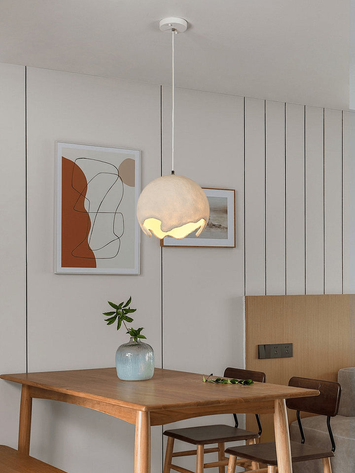 Geometrisk Resin Hängande Lampa