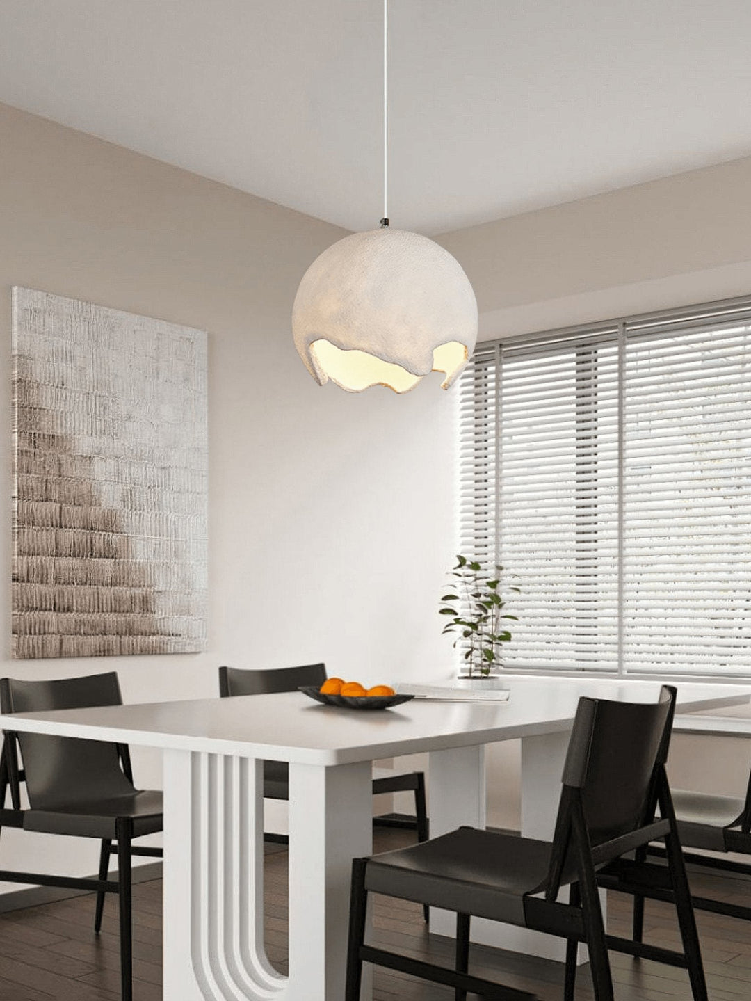 Geometrisk Resin Hängande Lampa