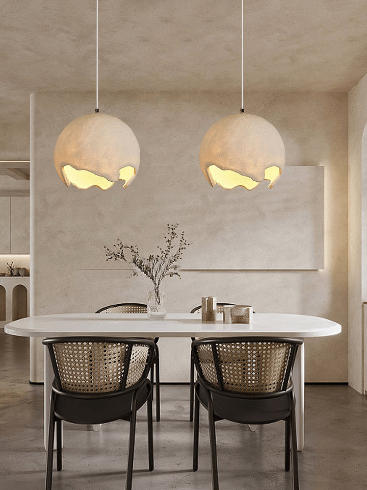 Geometrisk Resin Hängande Lampa