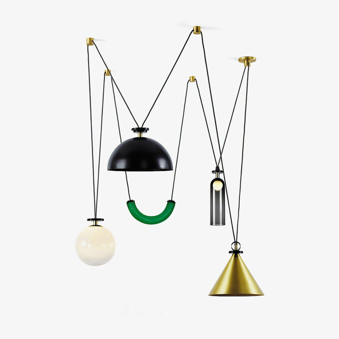 Geometrisk Form Konst Modern Kandelaber