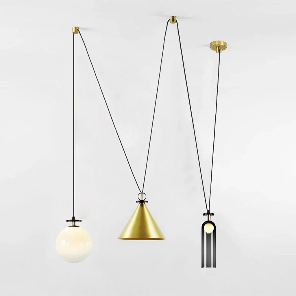 Geometrisk Form Konst Modern Kandelaber