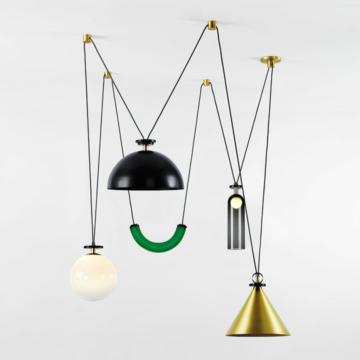 Geometrisk Form Konst Modern Kandelaber