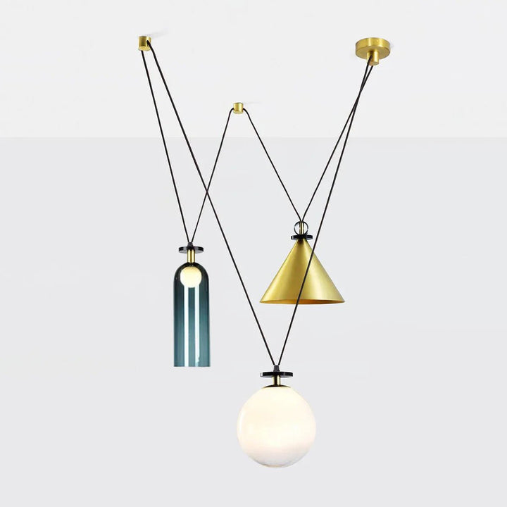 Geometrisk Form Konst Modern Kandelaber