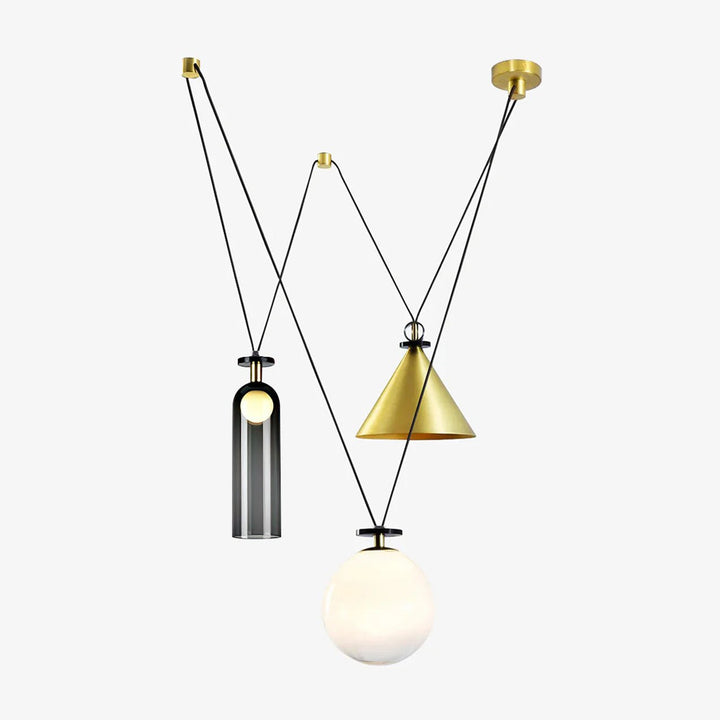 Geometrisk Form Konst Modern Kandelaber