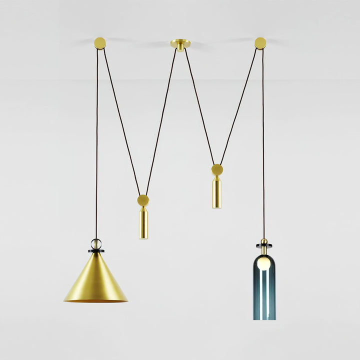 Geometrisk Form Konst Modern Kandelaber
