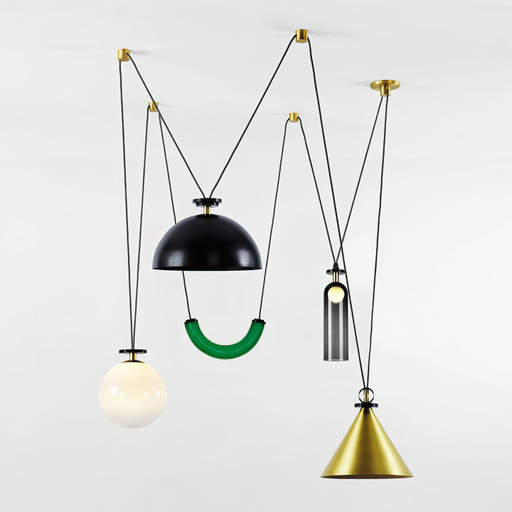 Geometrisk Form Konst Modern Kandelaber