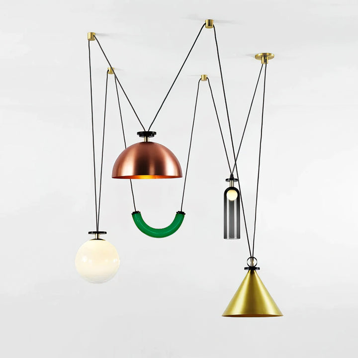 Geometrisk Form Konst Modern Kandelaber
