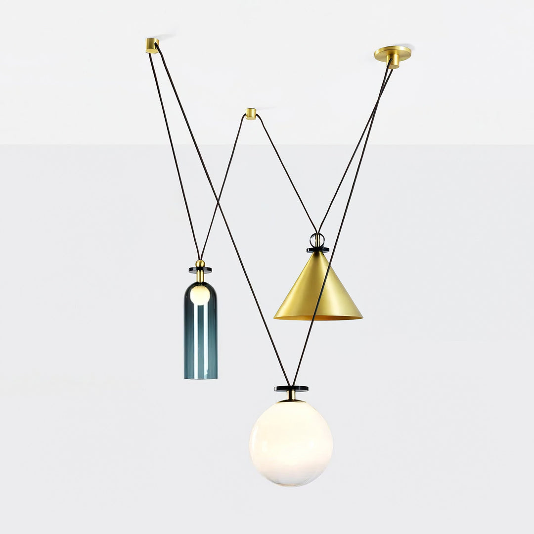 Geometrisk Form Konst Modern Kandelaber