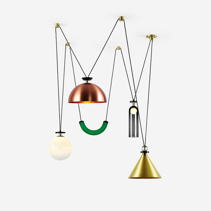 Geometrisk Form Konst Modern Kandelaber