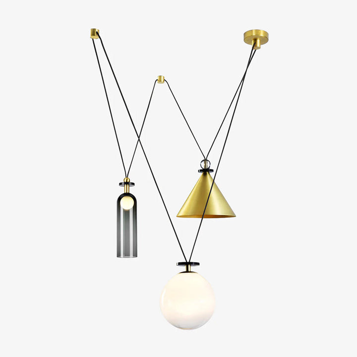 Geometrisk Form Konst Modern Kandelaber