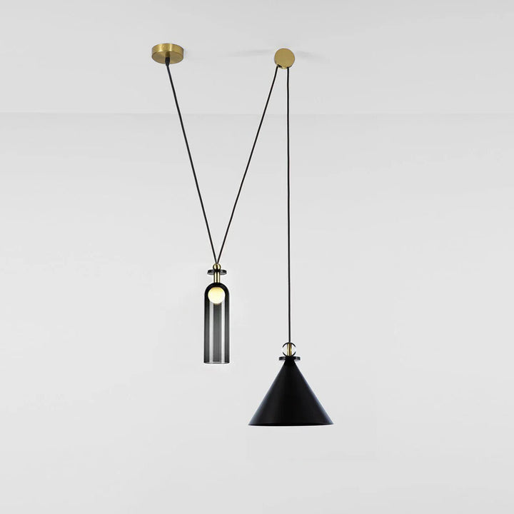 Geometrisk Form Konst Modern Kandelaber