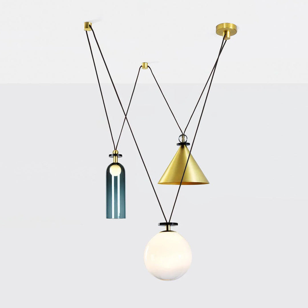 Geometrisk Form Konst Modern Kandelaber