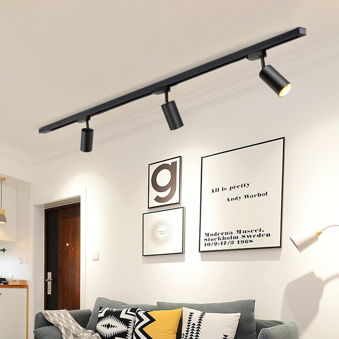 Guldad Railskena Lampa