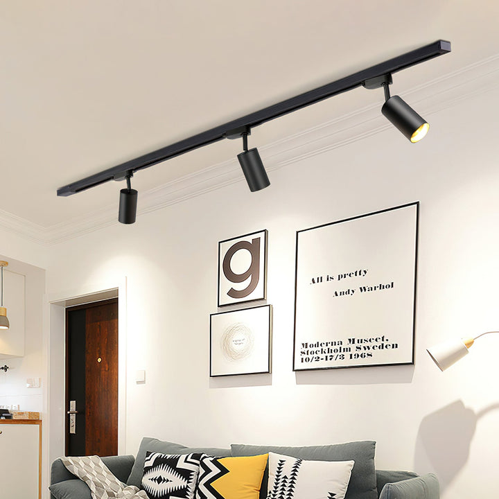 Guldad Railskena Lampa