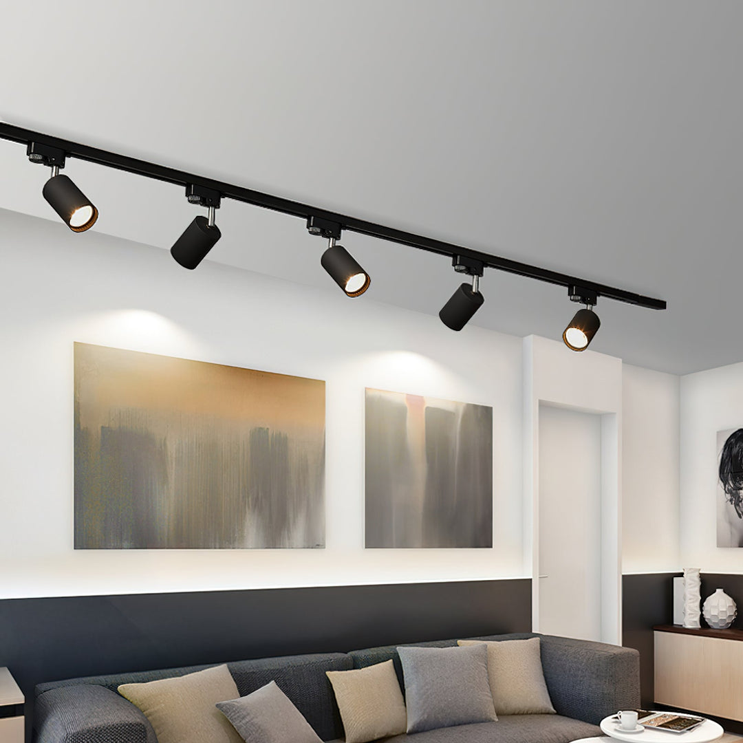 Guldad Railskena Lampa