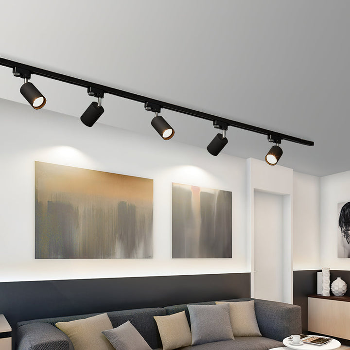 Guldad Railskena Lampa