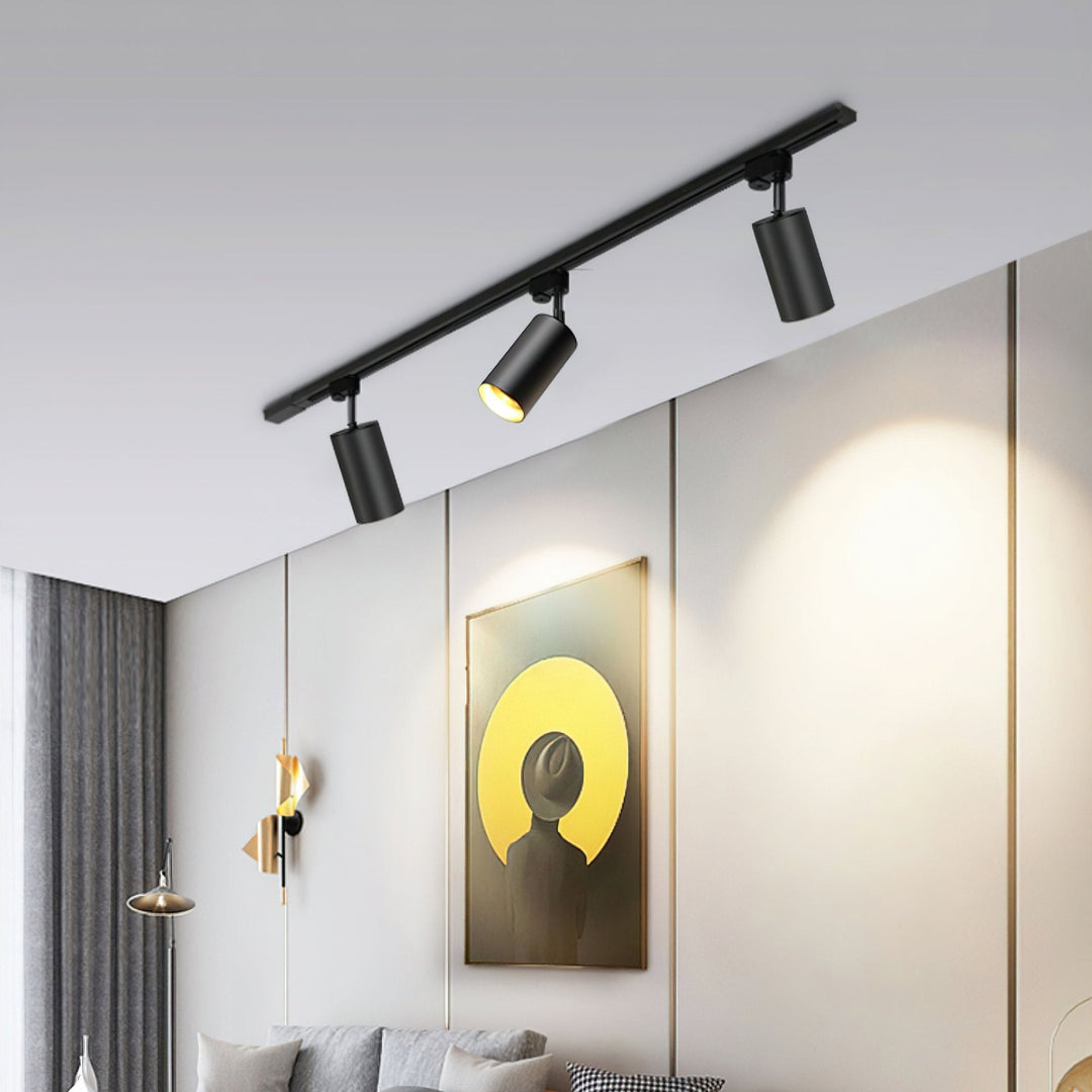 Guldad Railskena Lampa
